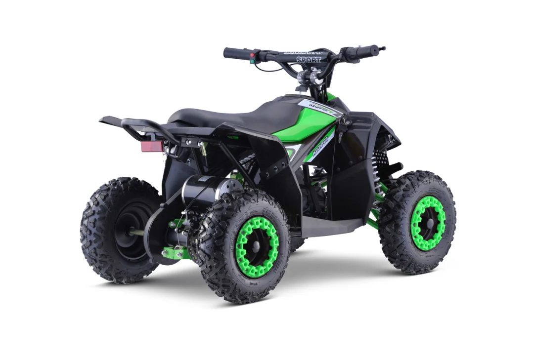 E-STAR Quad na baterije Zeleni 35 km/h + 1000 W motor + pneumatske gume + podešavanje, zelena motor na akumulator_4