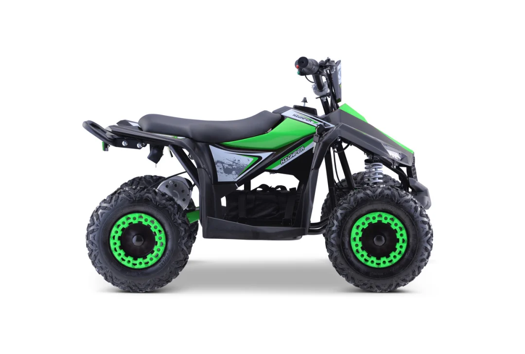 E-STAR Quad na baterije Zeleni 35 km/h + 1000 W motor + pneumatske gume + podešavanje, zelena motor na akumulator_5