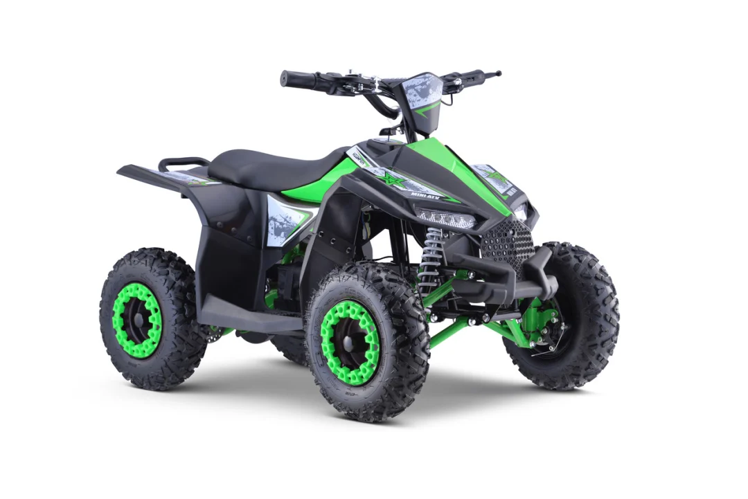 E-STAR Quad na baterije Zeleni 35 km/h + 1000 W motor + pneumatske gume + podešavanje, zelena motor na akumulator_6
