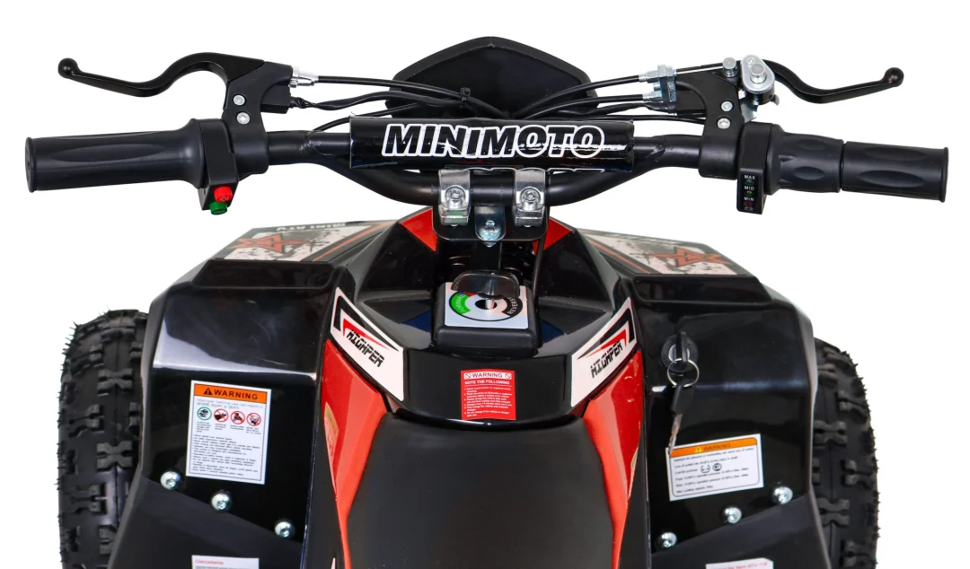 E-STAR Quad na baterije crveni 35 km/h + 1000 W motor + pneumatske gume + podešavanje, crvena motor na akumulator_16