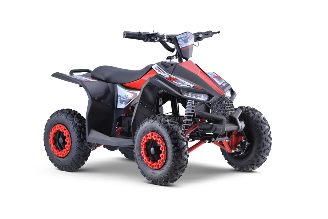 E-STAR Quad na baterije crveni 35 km/h + 1000 W motor + pneumatske gume + podešavanje, crvena motor na akumulator_2