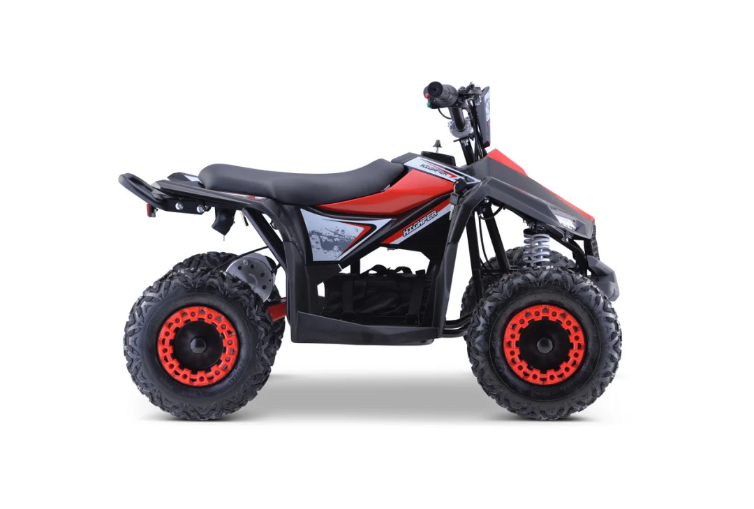 E-STAR Quad na baterije crveni 35 km/h + 1000 W motor + pneumatske gume + podešavanje, crvena motor na akumulator_3