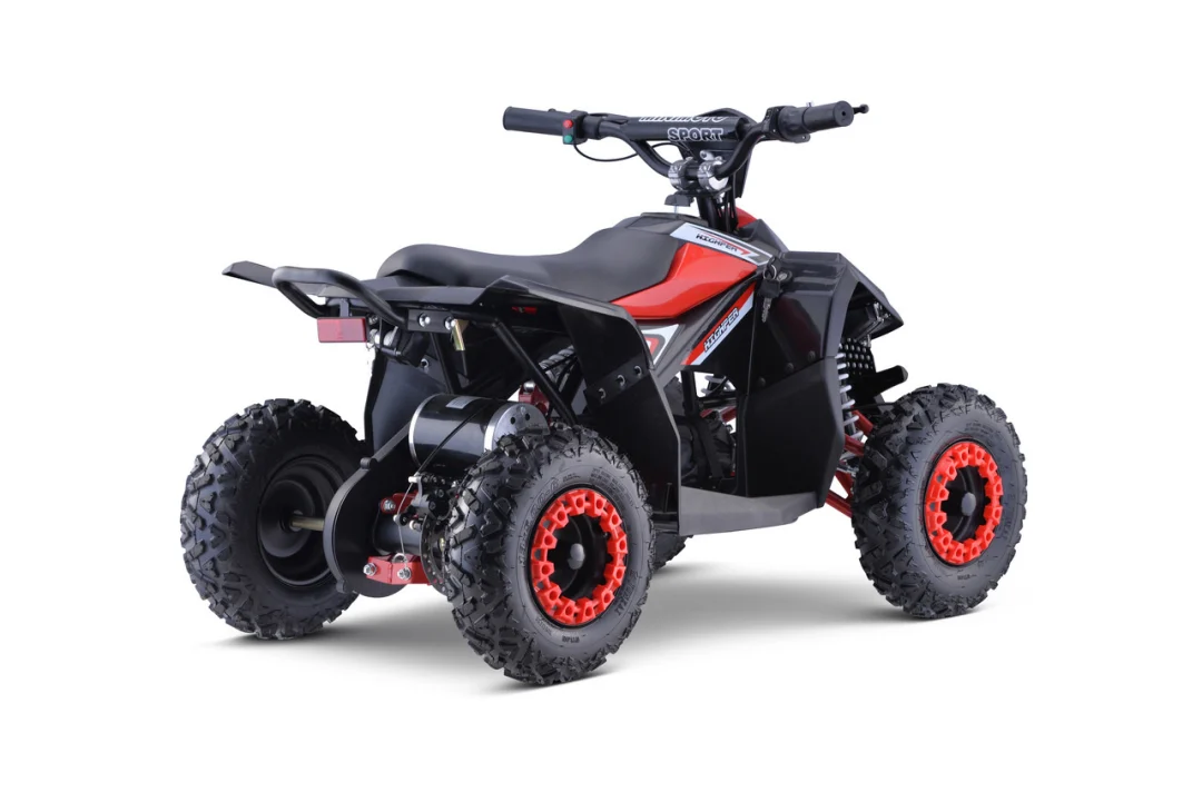 E-STAR Quad na baterije crveni 35 km/h + 1000 W motor + pneumatske gume + podešavanje, crvena motor na akumulator_4