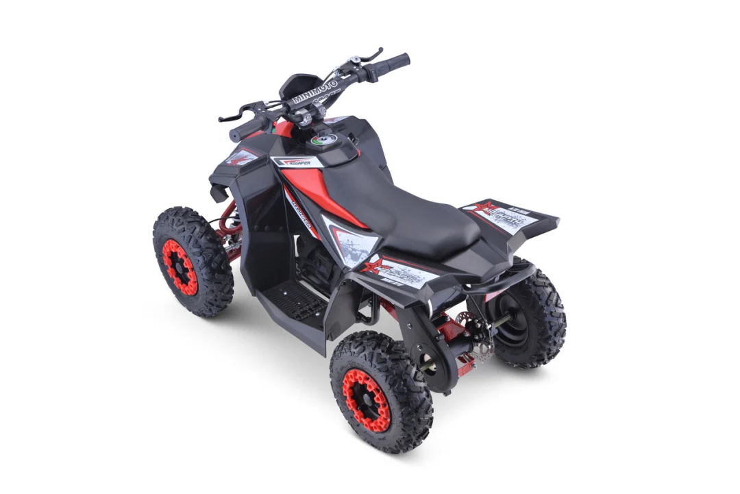 E-STAR Quad na baterije crveni 35 km/h + 1000 W motor + pneumatske gume + podešavanje, crvena motor na akumulator_6