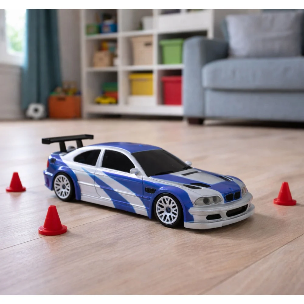 E46 Daljinski upravljani Drift Sports Car RC čunjevi 15 km/h 1:43_3