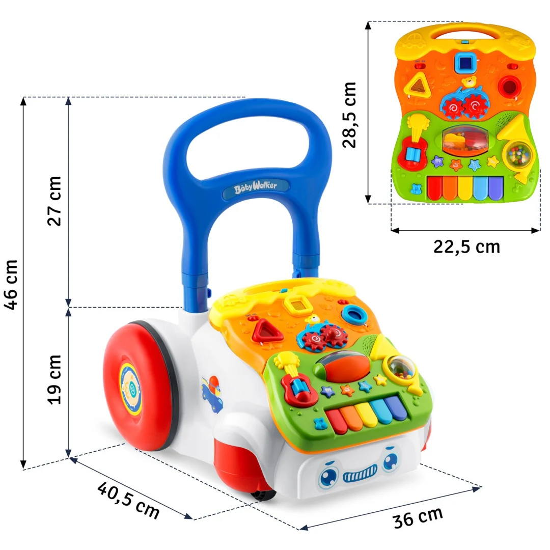 Edukativna hodalica s glazbom 2 u 1 RK-744 Ricokids bijela_10