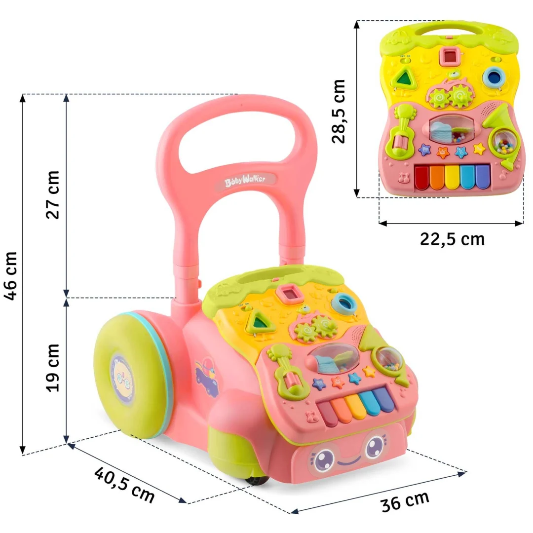 Edukativna hodalica s glazbom 2 u 1 RK-744 Ricokids roza_9