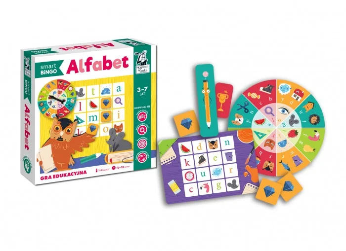 Edukativna igra Abecedni pametni BINGO za djecu od 3-7 godina + Bingo + Učenje slova_3
