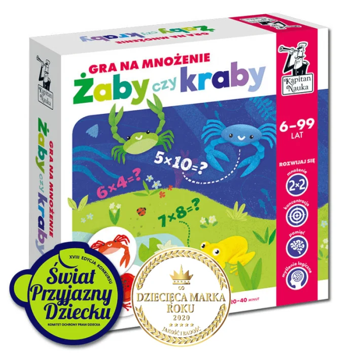 Edukativna igra Žabe ili Rakovi za djecu 6+ Učenje množenja do 100_5