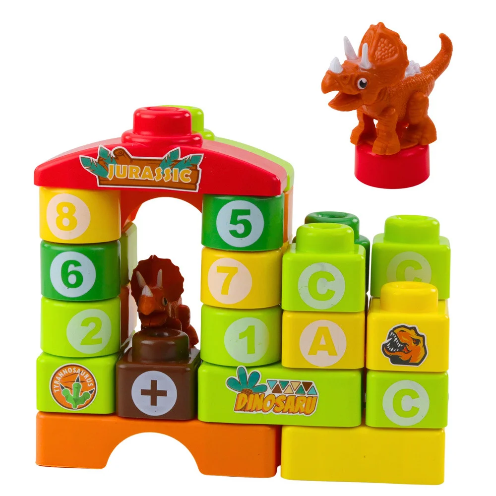 Edukativne kocke dinosauri slova i brojevi 49 kom_2