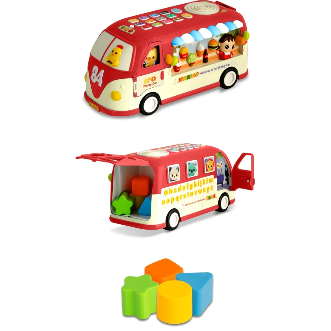 Edukativni autobus Ricokids RK-741 crveni_6