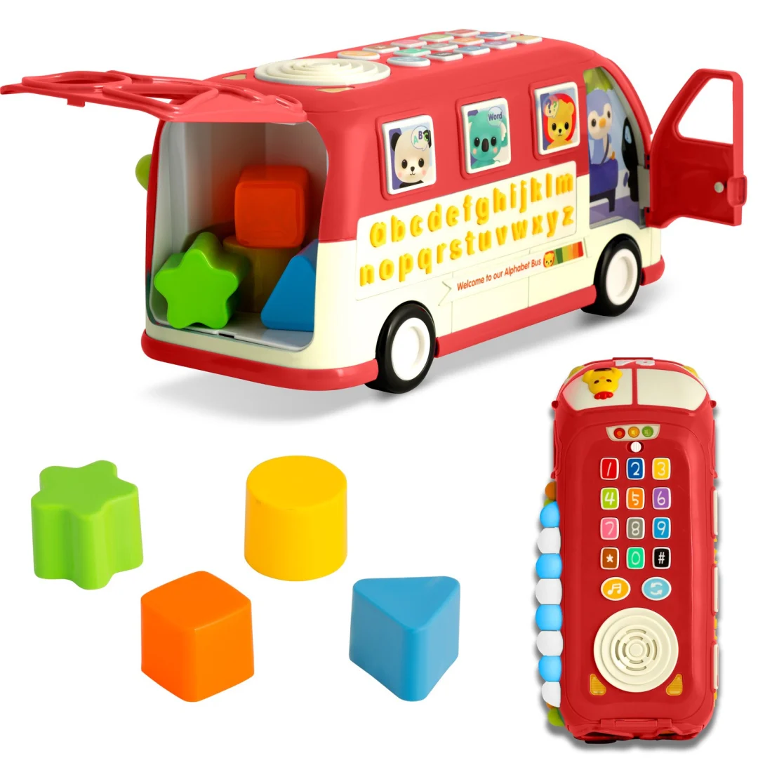 Edukativni autobus Ricokids RK-741 crveni_7