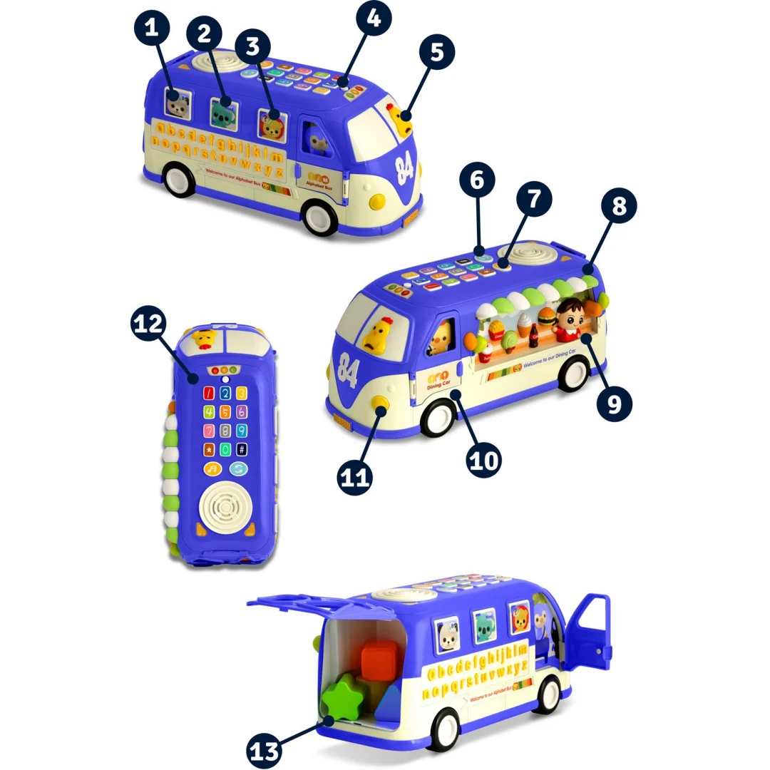 Edukativni autobus Ricokids RK-741 plavi_9