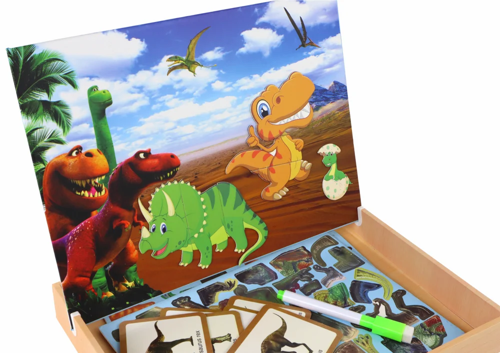 Edukativni magnetski set slagalica s dinosaurima_4