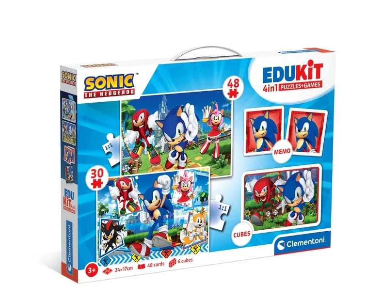 Edukativni set SONIC Clementoni 18318 - slagalice, memo i blokovi_5