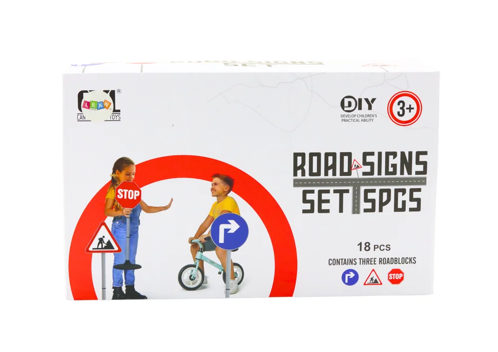 Edukativni set velikih prometnih znakova, 3 komada, 76 cm_4