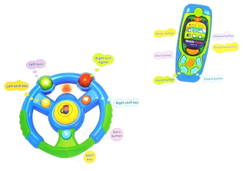Edukativni set za auto, volan, mobitel i ključevi_6