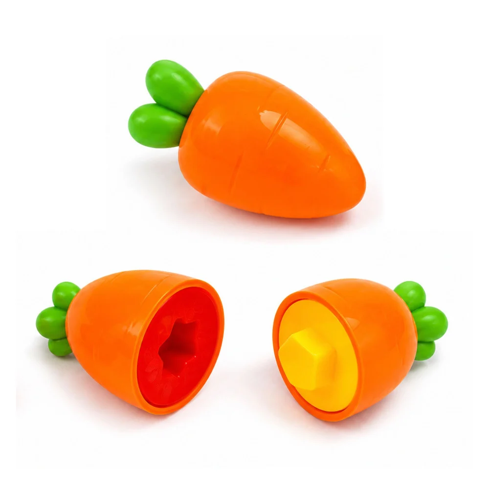 Edukativni sorter mrkve za sparivanje oblika i boja, 12 komada_2