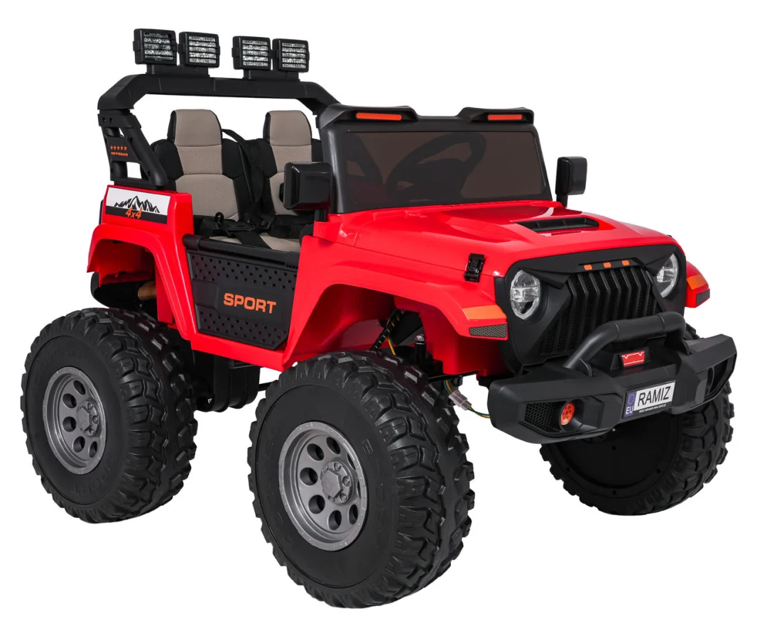 Ekstremno sportsko 4x4 vozilo promjenjive veličine, crveno_13