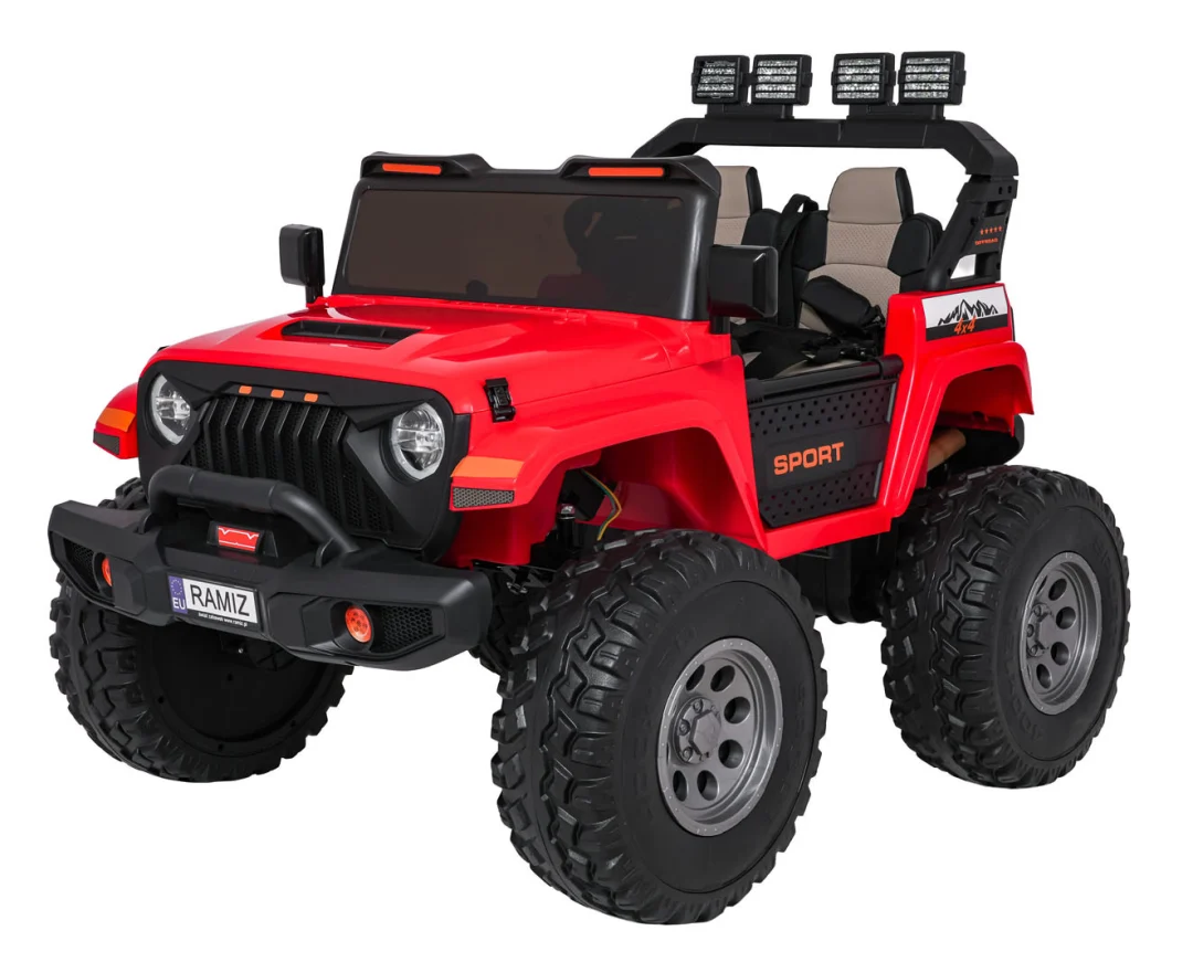 Ekstremno sportsko 4x4 vozilo promjenjive veličine, crveno_14