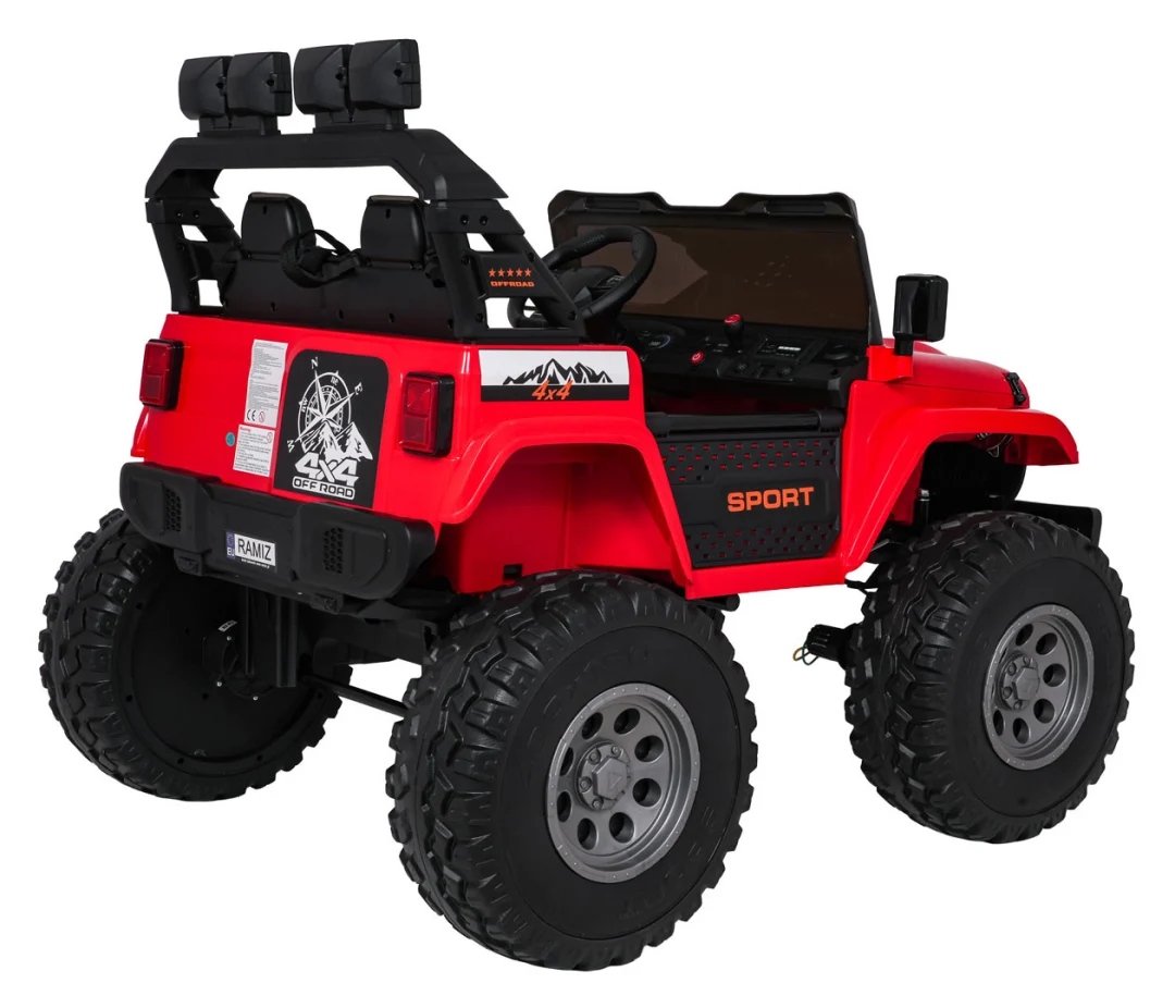 Ekstremno sportsko 4x4 vozilo promjenjive veličine, crveno_18