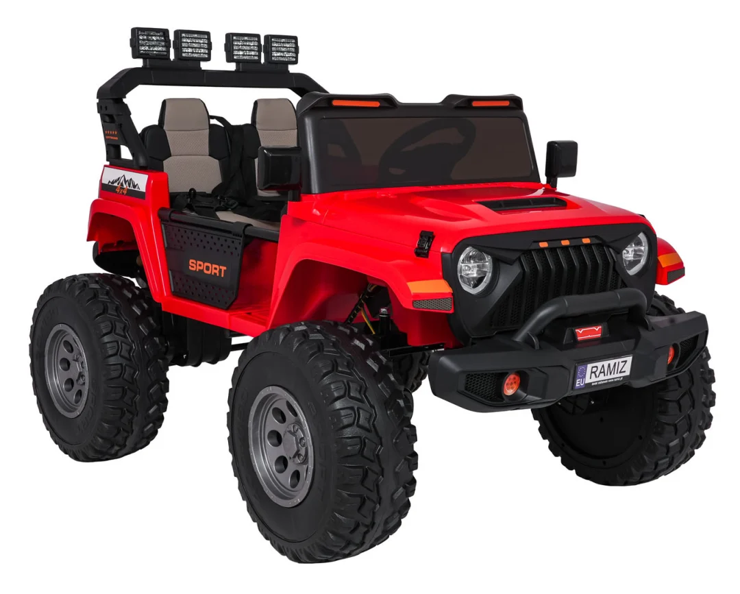 Ekstremno sportsko 4x4 vozilo promjenjive veličine, crveno_5
