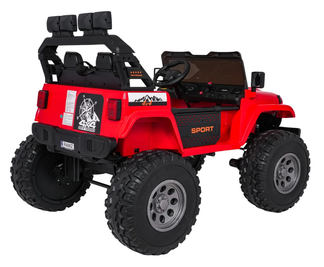 Ekstremno sportsko 4x4 vozilo promjenjive veličine, crveno_9