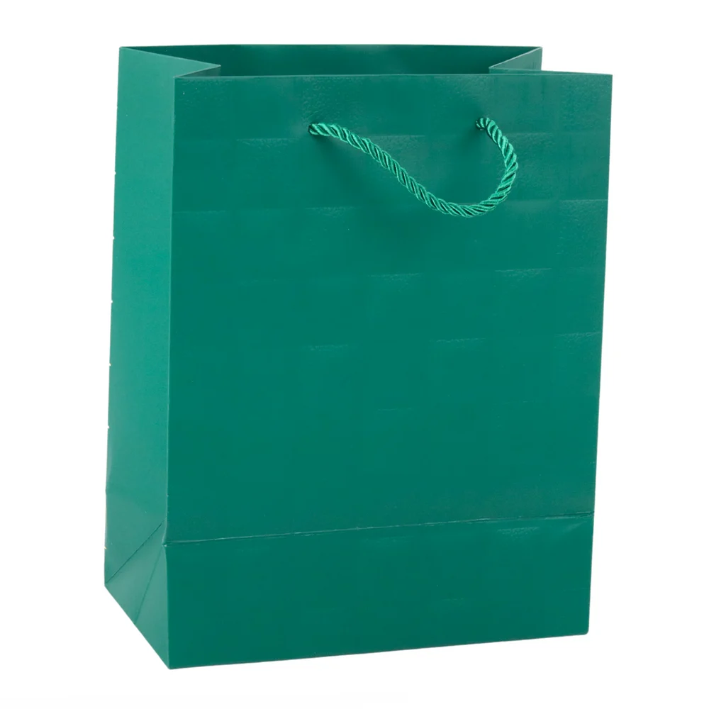 Elegantna poklon vrećica s reljefnim kvadratićima 23 x 18 x 10,5 cm_3