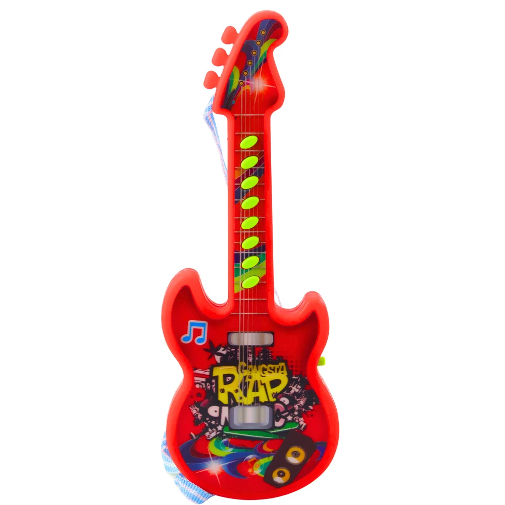Električna gitara za djecu Melodies Solmization Range crvena 29 cm_2