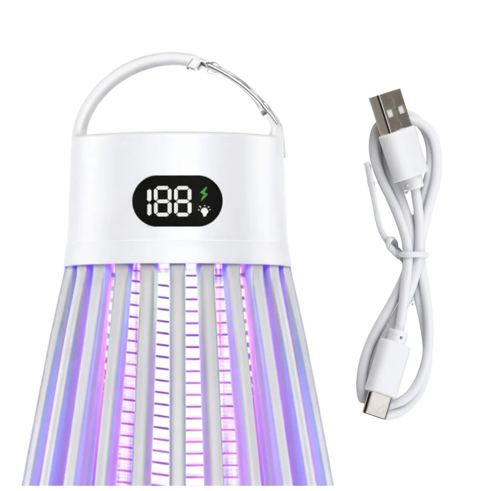Električna lampa za komarce UV USB bijela_5