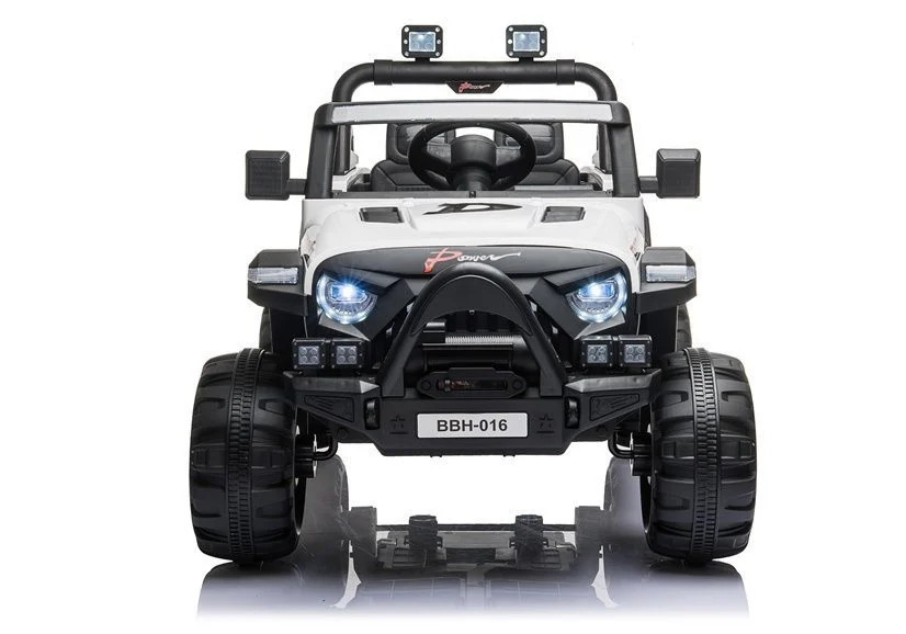 Električna vožnja na biciklu BBH-016 bijela auto na akumulator_2