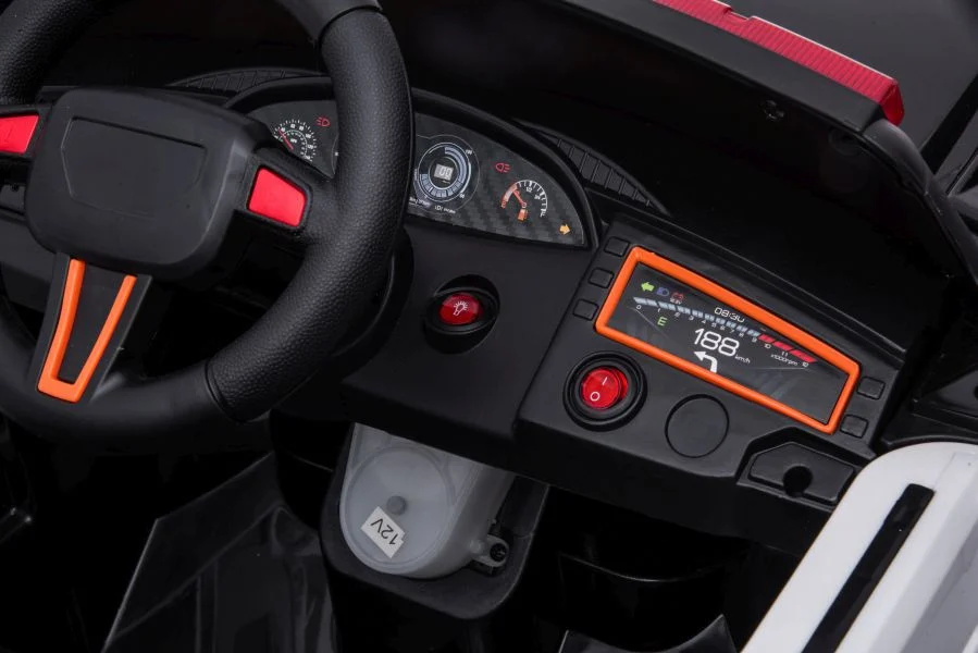 Električna vožnja na biciklu BBH-021 Policijska crna auto na akumulator_12