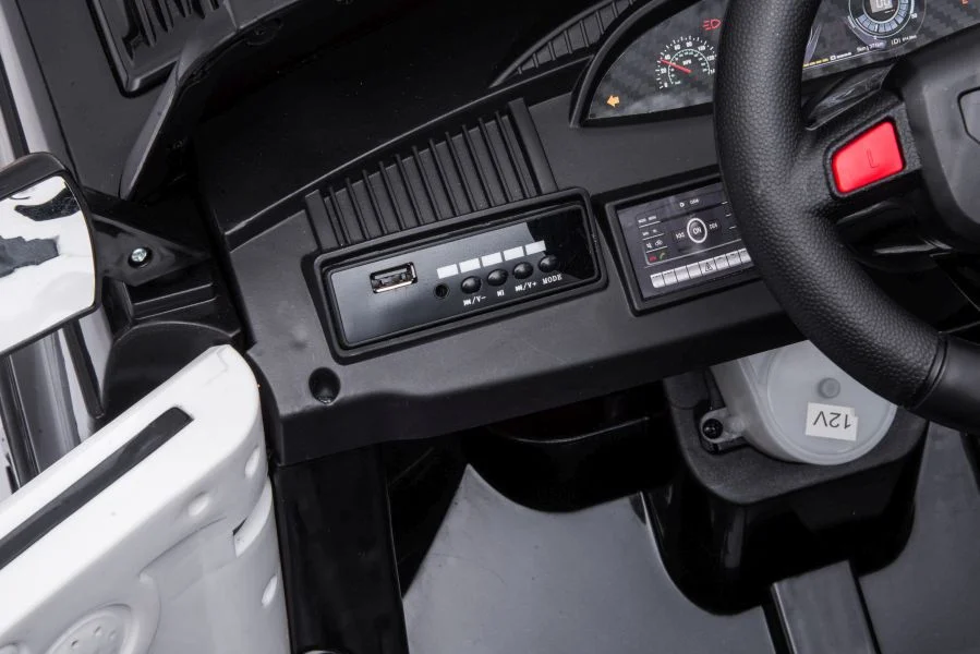 Električna vožnja na biciklu BBH-021 Policijska crna auto na akumulator_15