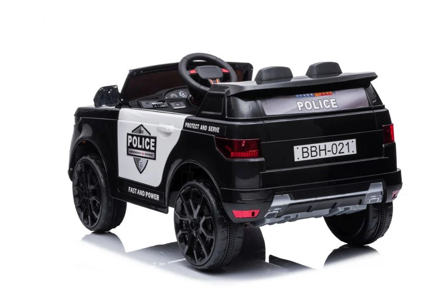 Električna vožnja na biciklu BBH-021 Policijska crna auto na akumulator_22