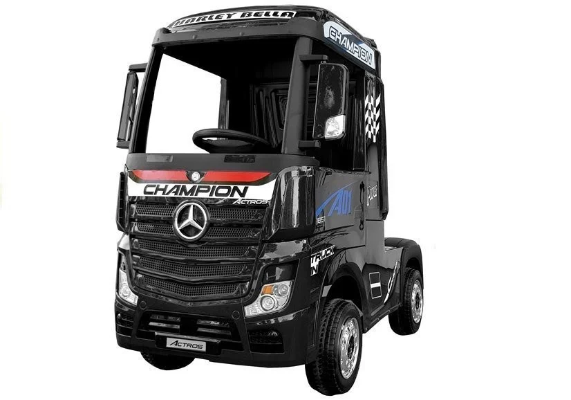 Električni automobil Mercedes Actros crno obojen MP4 auto na akumulator_2