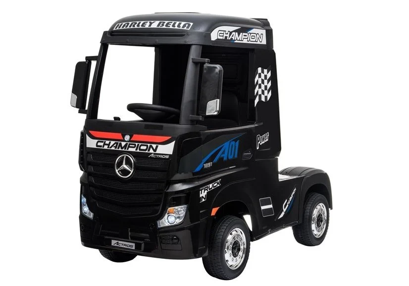 Električni automobil Mercedes Actros crno obojen MP4 auto na akumulator_4