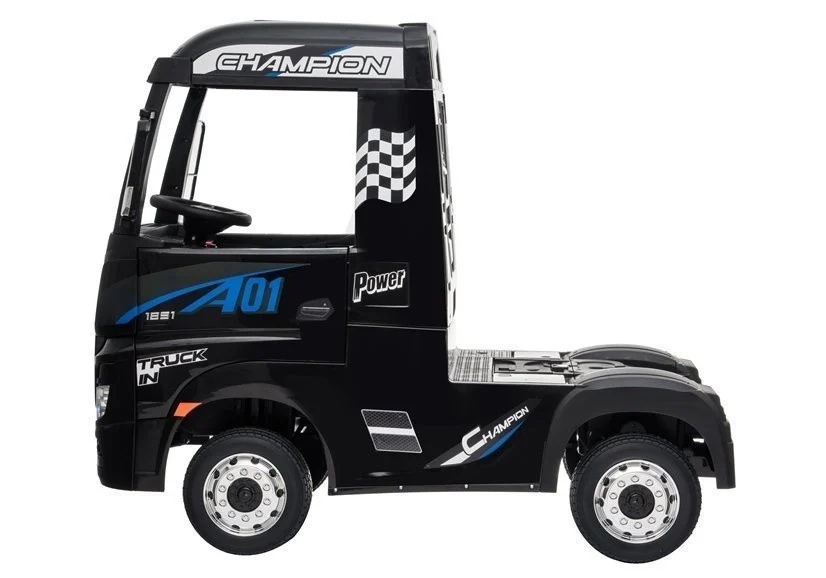 Električni automobil Mercedes Actros crno obojen MP4 auto na akumulator_5