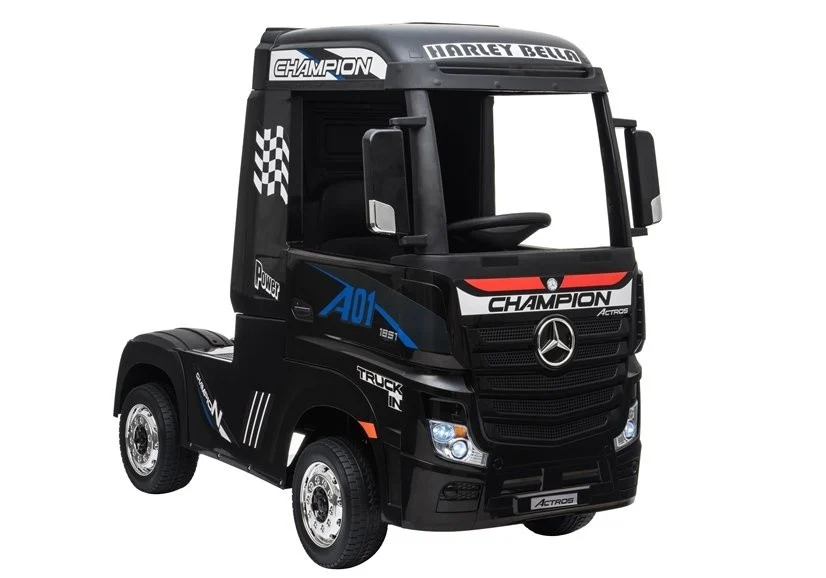 Električni automobil Mercedes Actros crno obojen MP4 auto na akumulator_7
