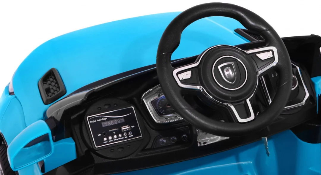 Električni automobil Rapid Racer za djecu - plavi SUV + daljinski upravljač, plava_6