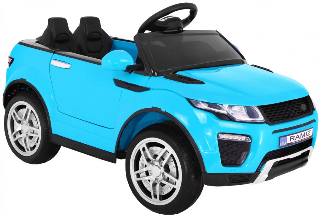 Električni automobil Rapid Racer za djecu - plavi SUV + daljinski upravljač, plava_7