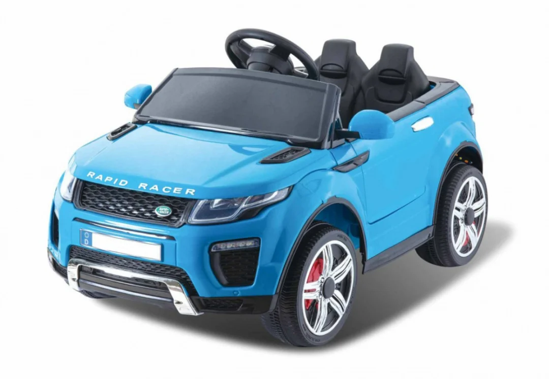 Električni automobil Rapid Racer za djecu - plavi SUV + daljinski upravljač, plava_8