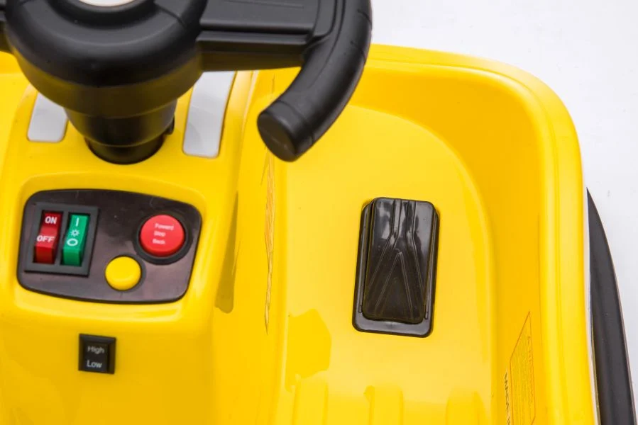 Električni bicikl za vožnju GTS1166 žuti auto na akumulator_10