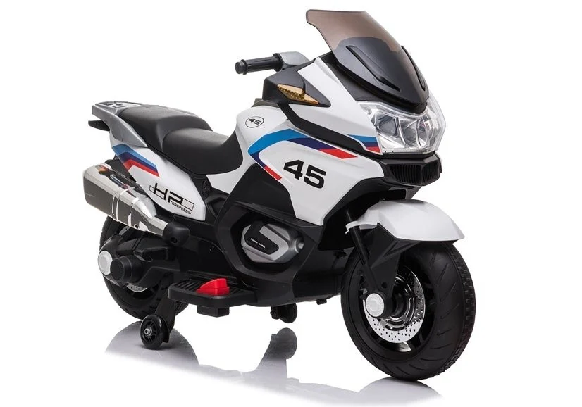 Električni motocikl za vožnju XMX609 bijela motor na akumulator_2