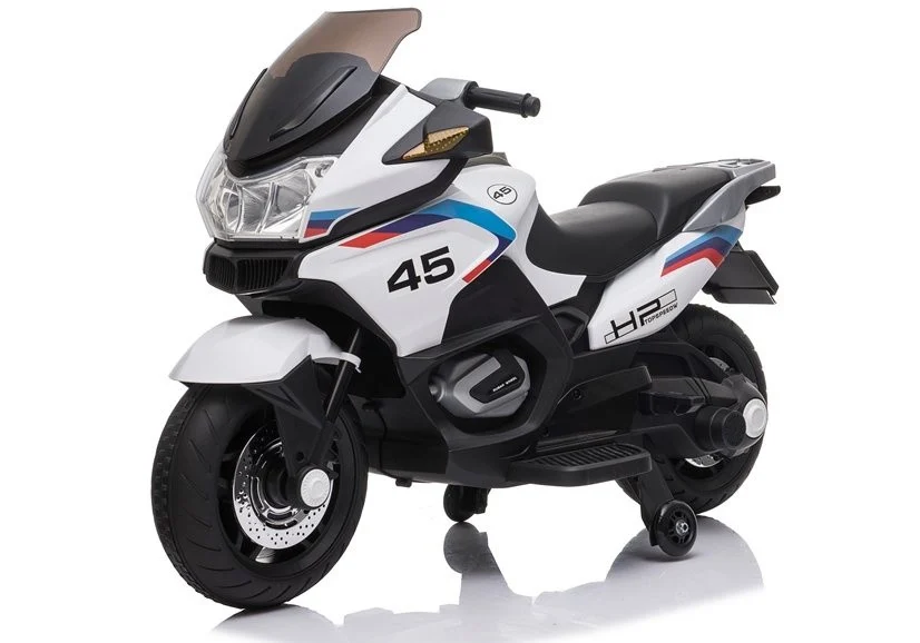 Električni motocikl za vožnju XMX609 bijela motor na akumulator_3
