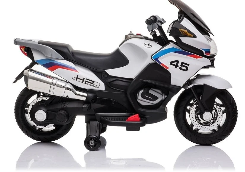 Električni motocikl za vožnju XMX609 bijela motor na akumulator_4
