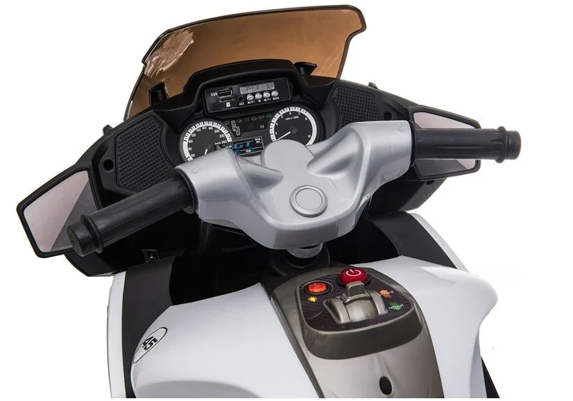 Električni motocikl za vožnju XMX609 bijela motor na akumulator_9