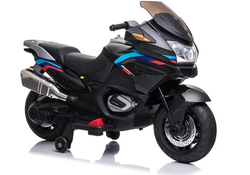 Električni motocikl za vožnju XMX609 crni motor na akumulator_3
