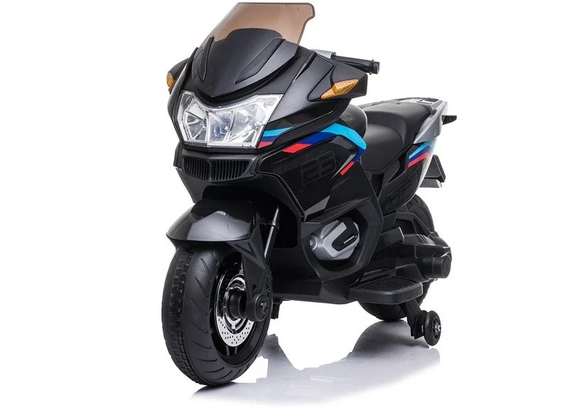 Električni motocikl za vožnju XMX609 crni motor na akumulator_4