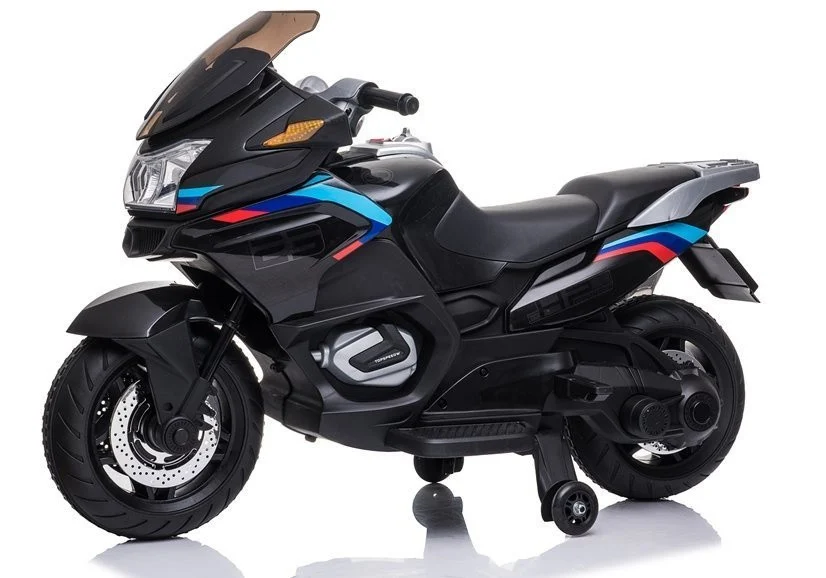Električni motocikl za vožnju XMX609 crni motor na akumulator_5