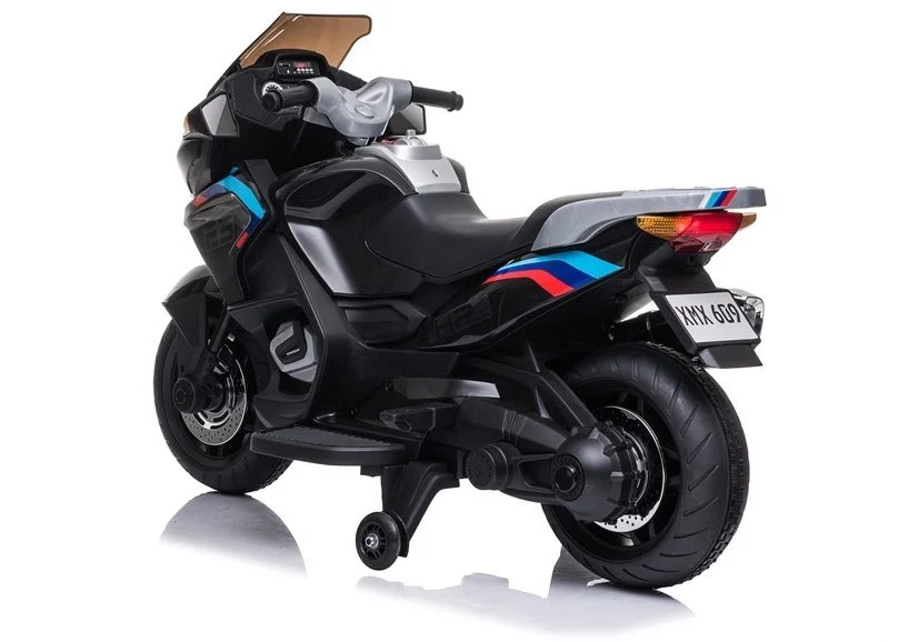 Električni motocikl za vožnju XMX609 crni motor na akumulator_6
